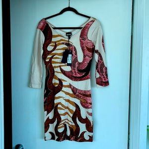 BNWT Just Cavalli Dress Size 40 IT or US size 4